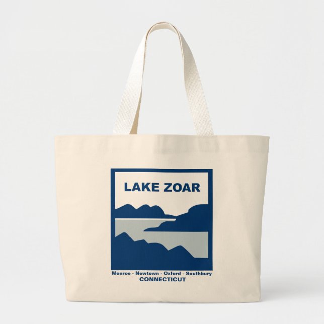 Lake Zoar Jumbo Tote (Front)