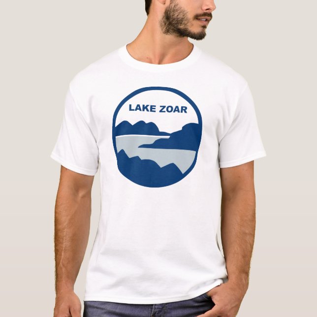 Lake Zoar Mens Basic T light  T-Shirt (Front)