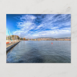 Lake Zurich Vista Holiday Postcard
