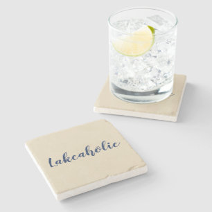 Lakeaholic   Lake House Stone Coaster