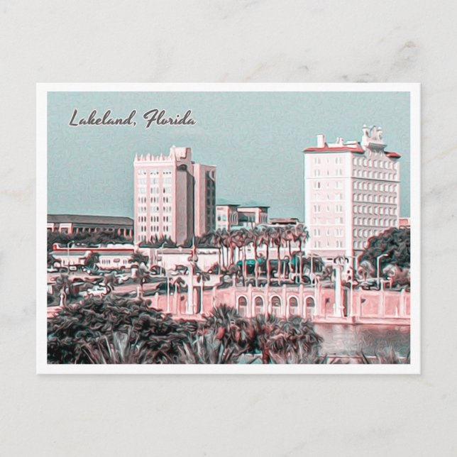 LAKELAND FLORIDA POSTCARD (Front)