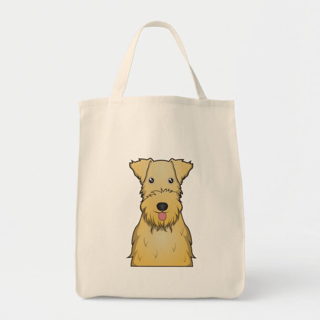 Lakeland Terrier Cartoon Tote Bag (Front)