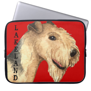 Lakeland Terrier Colour Block Laptop Sleeve