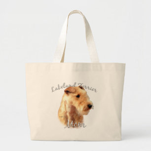 Lakeland Terrier Mum 2 Large Tote Bag