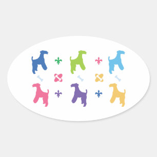 Lakeland Terrier Oval Sticker