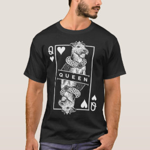 Lakeland Terrier Queen Of Hearts Dog Pop T-Shirt