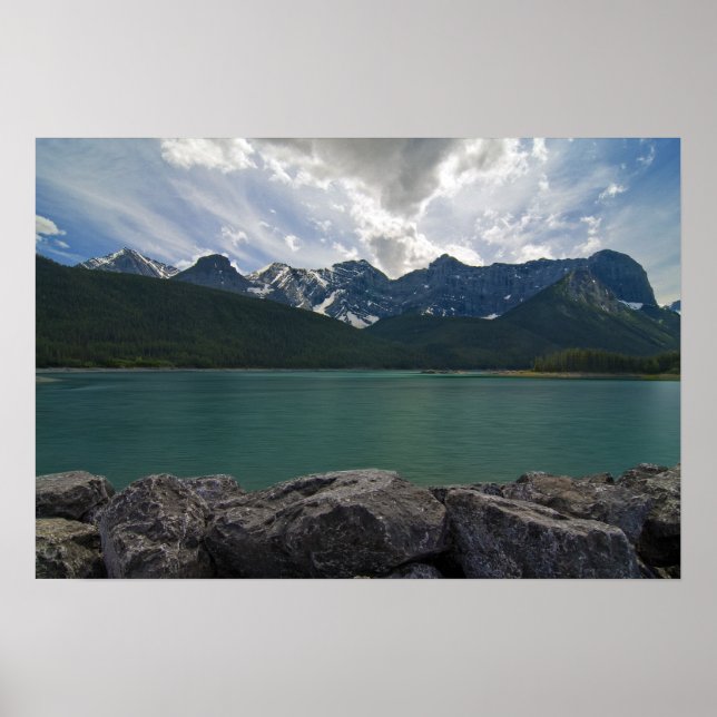 Lakes and Mountains Poster (Front)