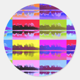 LAKES CLASSIC ROUND STICKER