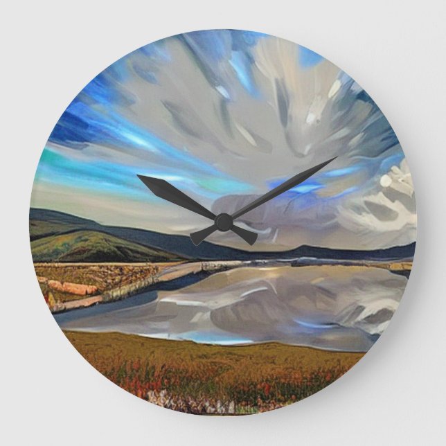 LAKES LARGE CLOCK (Front)