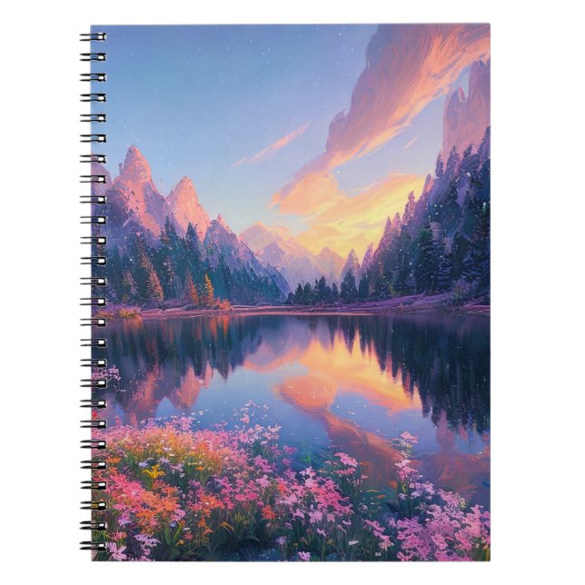 Lake's Melody of Nature's Palette Notebook (Front)