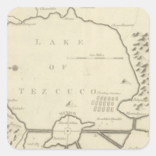 Lakes of Mexico Square Sticker