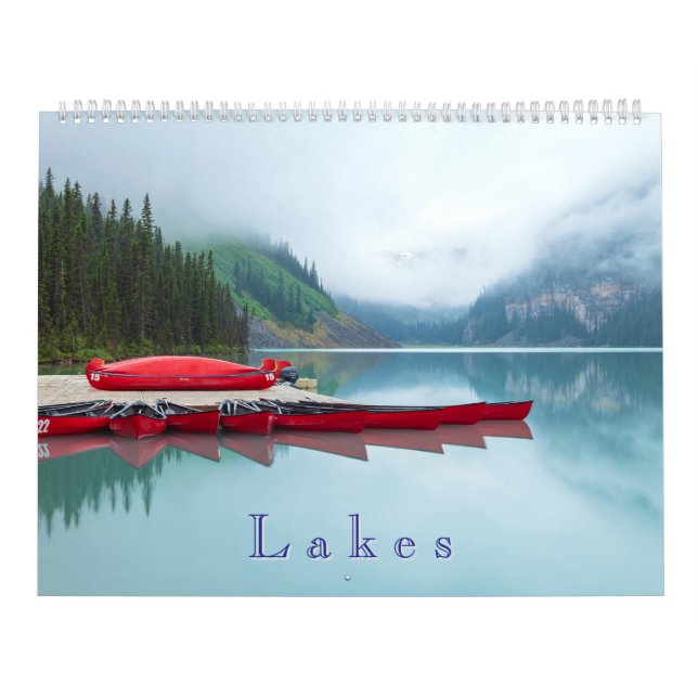 Lakes of North America calendar (Cover)