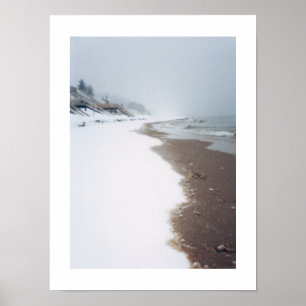 Lakeshore Winter Poster