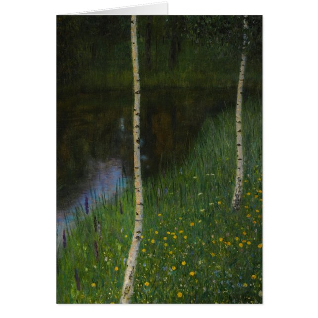 Lakeshore with Birches - Gustav Klimt (Front)