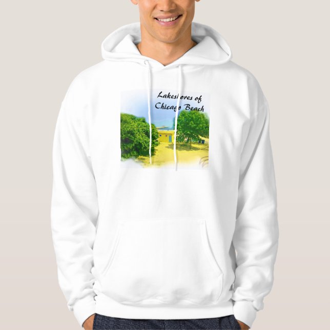 Lakeshores of Chicago Beach Hoodie (Front)