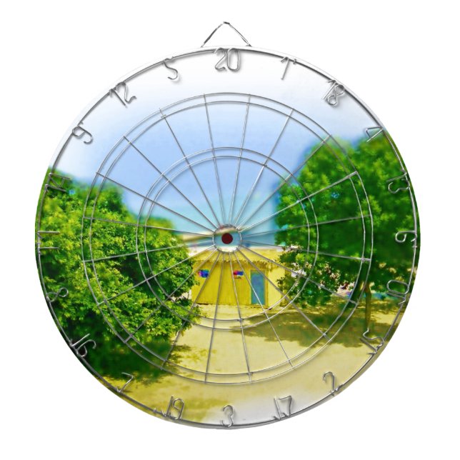 Lakeshores of the Chicago Beach Dartboard (Front)