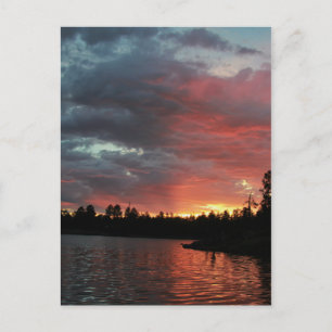 Lakeside, AZ Sunset Postcard