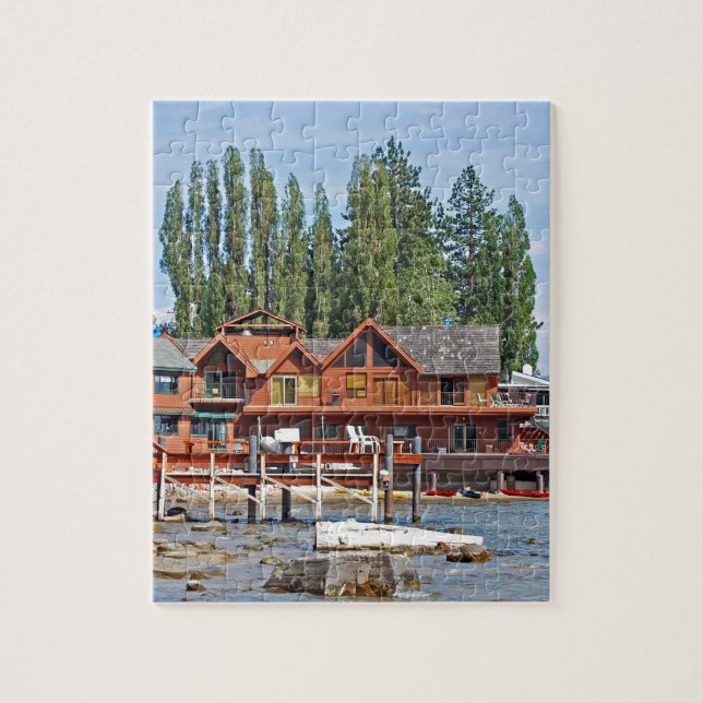 Lakeside Beach Jigsaw Puzzle (Vertical)