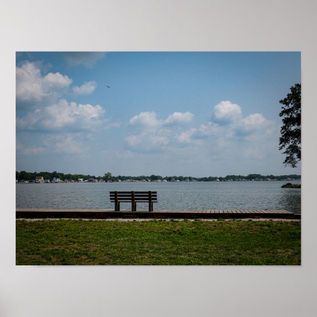 Lakeside Bench Poster (Front)