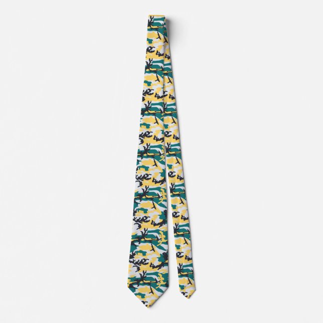Lakeside Camo Pattern Tie (Front)