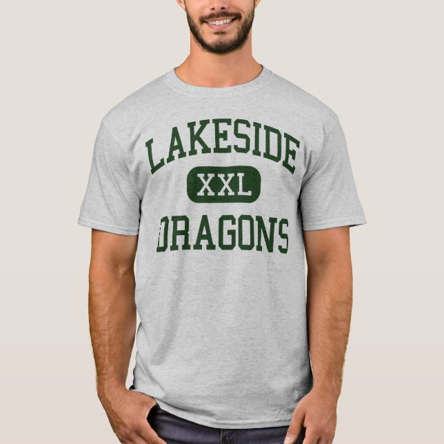 Lakeside - Dragons - High School - Ashtabula Ohio T-Shirt (Front)