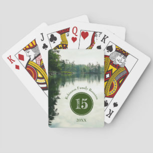 Lakeside Family Reunion Camping Potluck Barbecue Playing Cards