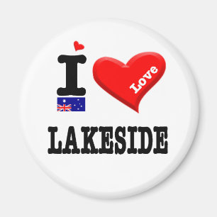 LAKESIDE - I Love Magnet