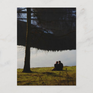 Lakeside Lovers Postcard