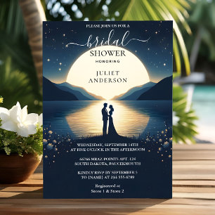 Lakeside Mountain Fun Nature Lake Bridal Shower Invitation