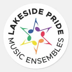 Lakeside Pride Sticker - Circle Design
