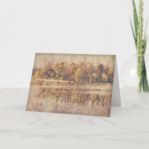 Lakeside Retreat Thank You Card