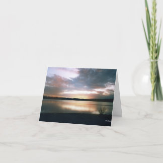 Lakeside--thinking of you card