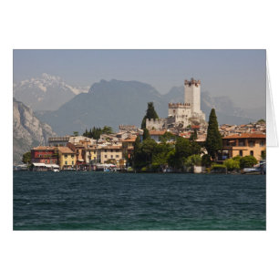 Lakeside town, Malcesine, Verona Province, Italy