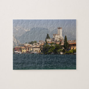 Lakeside town, Malcesine, Verona Province, Italy Jigsaw Puzzle