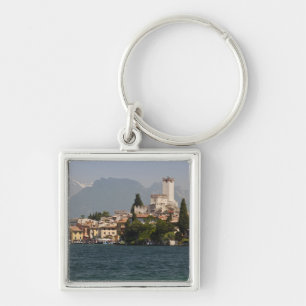 Lakeside town, Malcesine, Verona Province, Italy Key Ring