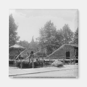 Lakeside village at the Universal Exhibition Magnet