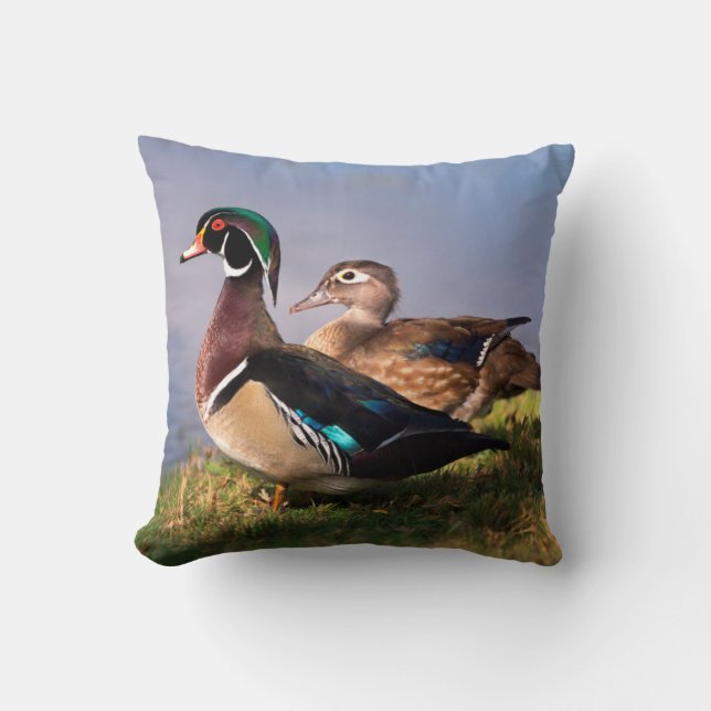 Lakeside, Wood Duck Cushion (Front)