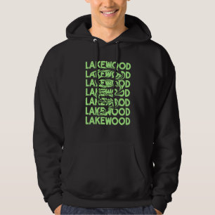 Lakewood California Vintage Psychedelic Hoodie