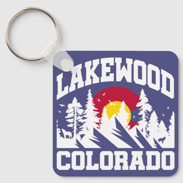 Lakewood,Colorado Key Ring (Front)
