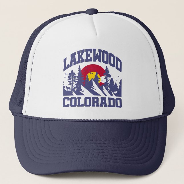 Lakewood,Colorado Trucker Hat (Front)