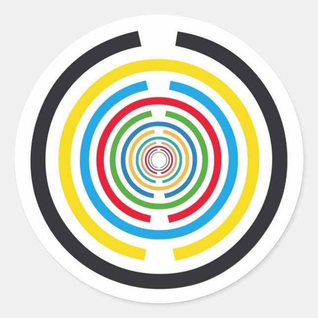 Lakhovsky vitality disc, MWO Tesla antenna, scalar Classic Round Sticker (Front)