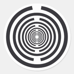 Lakhovsky vitality disc, MWO Tesla antenna, scalar Classic Round Sticker