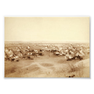 Lakota Camp Photo Enlargement