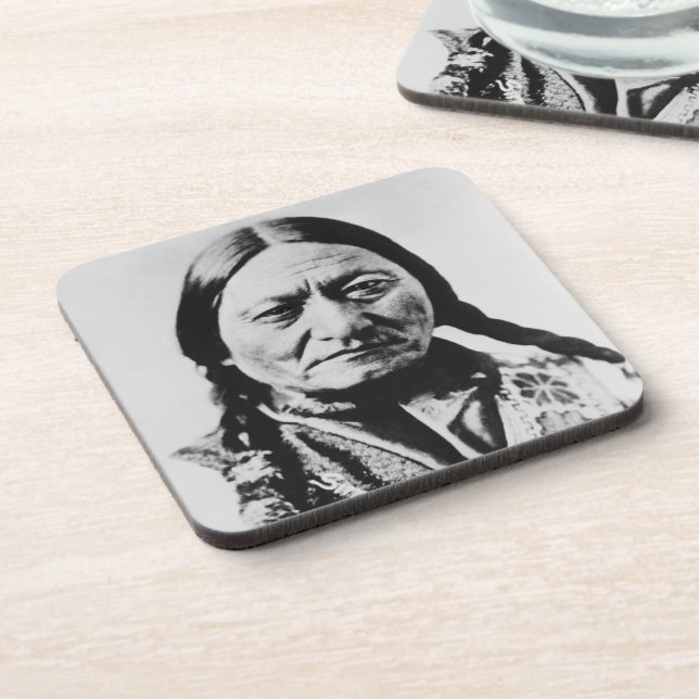 Lakota Chief Surrender: Sitting Bull Fort Buford Coaster (Left Side)