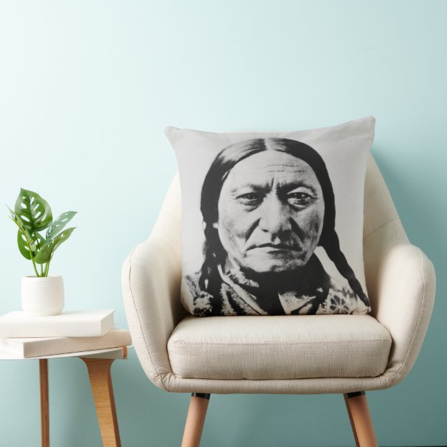 Lakota Chief Surrender: Sitting Bull Fort Buford Cushion (Chair)