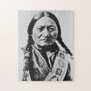 Lakota Chief Surrender: Sitting Bull Fort Buford Jigsaw Puzzle