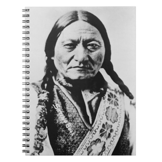 Lakota Chief Surrender: Sitting Bull Fort Buford Notebook (Front)