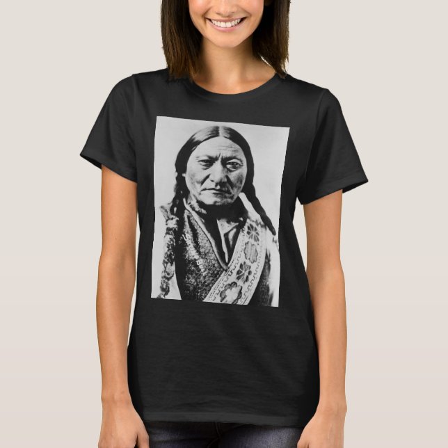 Lakota Chief Surrender: Sitting Bull Fort Buford T-Shirt (Front)