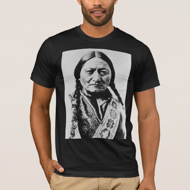 Lakota Chief Surrender: Sitting Bull Fort Buford T-Shirt (Front)