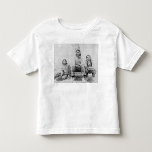 Lakota Indian Teenagers in Western Dress Toddler T-Shirt (Front)